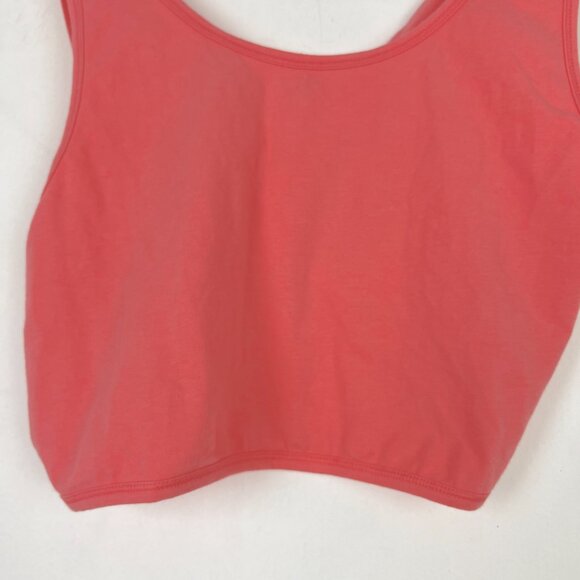 NWT American Eagle Twisted Back Cropped Tank Top Crop Top Coral Size XL NEW - Picture 4 of 11